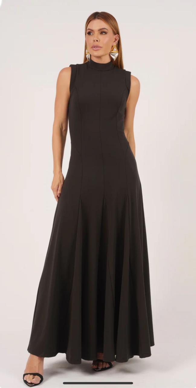 Vestido Midi Evase
